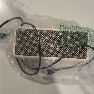 Marshall Speaker with Black and Gold Accents